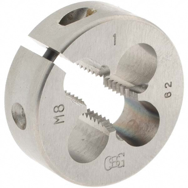 OSG 46086 Round Die M8x1, 25 mm OD, High Speed Steel