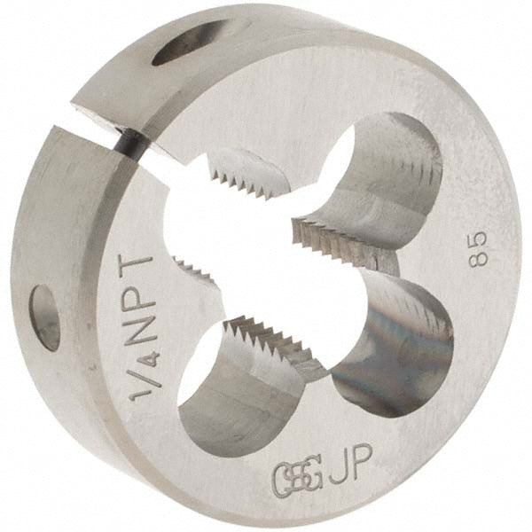 OSG 2734200 1/4-18 NPT x 1-1/2" OD Round Adjustable Pipe Die