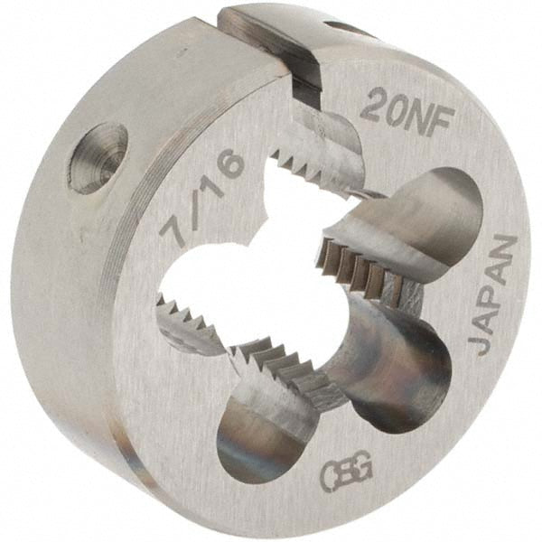 OSG 2703800 Round Die 7/16-20, 1" OD, High Speed Steel