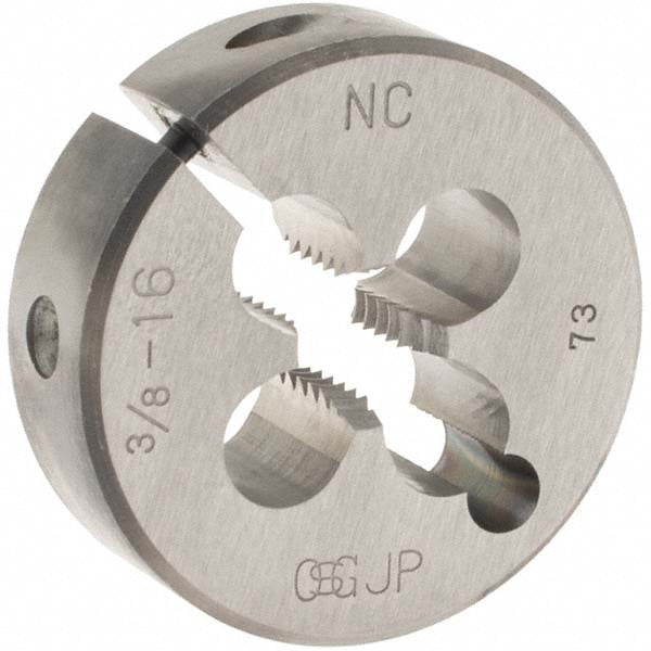 OSG 2706800 Round Die 3/8-16, High Speed Steel