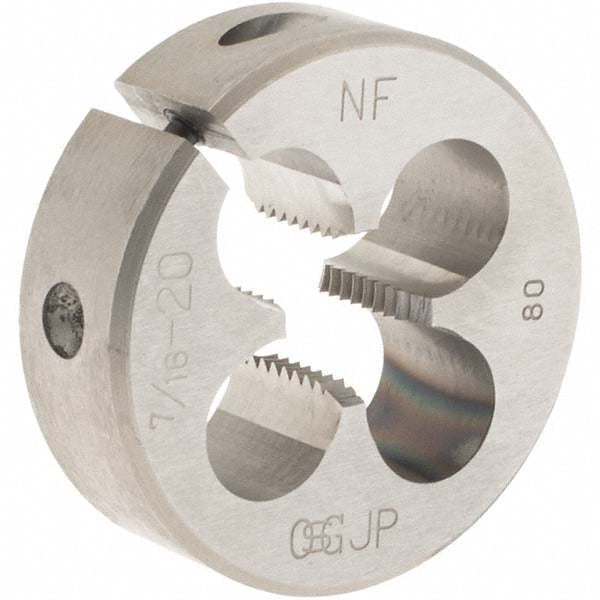OSG 2707100 Round Die 7/16-20, High Speed Steel