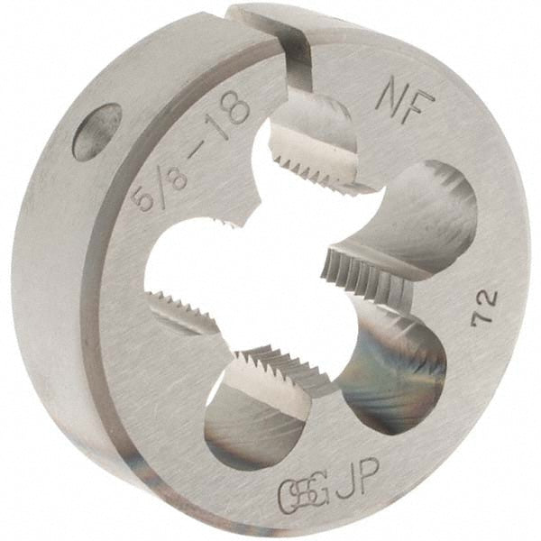 OSG 2707700 Round Die 5/8-18, High Speed Steel