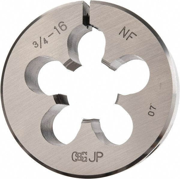 OSG 2712100 Round Die 3/4-16, 2" OD, High Speed Steel