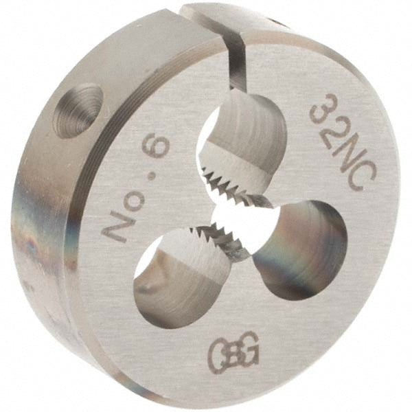 OSG 2727400 Round Die #6-32, High Speed Steel