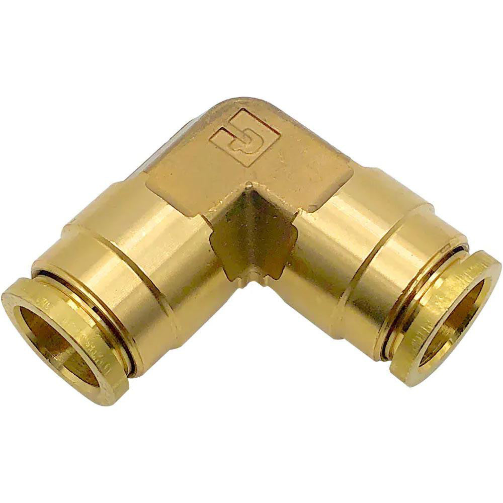 Parker 165PTC-4 Push-To-Connect Tube to Tube Tube Fitting Union Elbow, 1/4" OD