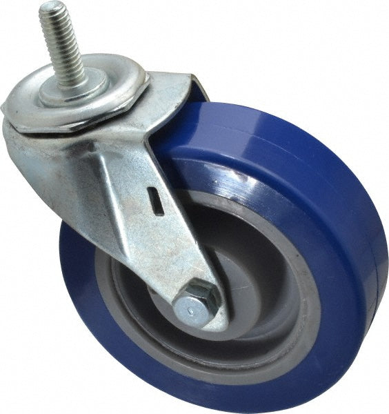 E.R. Wagner 2F9904B25000104 4" Diam x 1-1/4" Wide x 4-1/2" OAH Stem Mount Swivel Caster