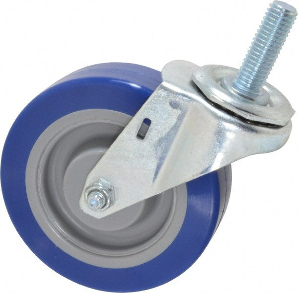 E.R. Wagner 2F9904B25000110 4" Diam x 1-1/4" Wide x 4-1/2" OAH Stem Mount Swivel Caster