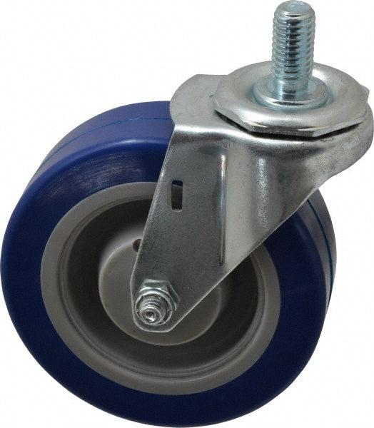 E.R. Wagner 2F9904B25000161 4" Diam x 1-1/4" Wide x 4-1/2" OAH Stem Mount Swivel Caster