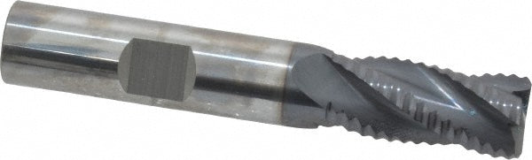 Kyocera SGS Precision Tools 36118 Corner Radius End Mill 1/2" Dia, 1" LOC, 0.06" Radius, 4 Flutes, Solid Carbide