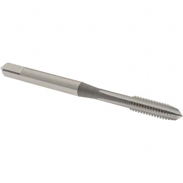 OSG 1650500 Straight Flute Tap #8-32 UNC, 4 Flute, Plug Chamfer, 2B Class of Fit, High-Speed Steel, Bright/Uncoated Finish