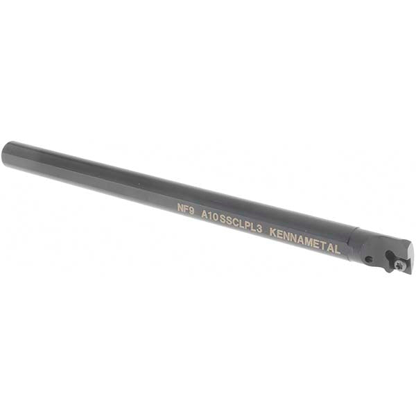 Kennametal 1094676 Indexable Boring Bar A10SCLPL3, 19.56 mm Min Bore Dia, Left Hand Cut, 5/8" Shank Dia, -5 ° Lead Angle, Steel