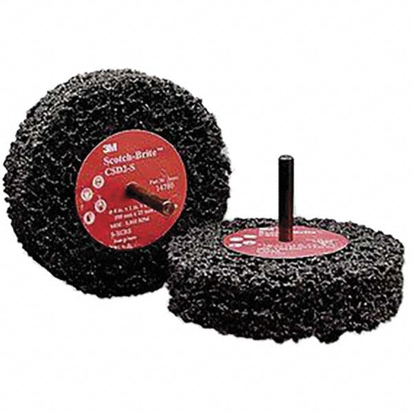 3M 7000120702 Deburring Disc 4" Dia, 1/2" Hole, Very Coarse Grade, Silicon Carbide