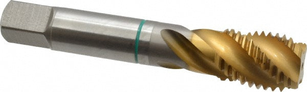 Guhring 9039220222250 Spiral Flute Tap 7/8-9, UNC, 4 Flute, Modified Bottoming, 2B Class of Fit, Cobalt, TiN Finish