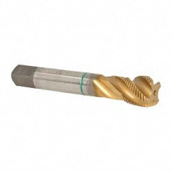 Guhring 9039230190500 Spiral Flute Tap 3/4-16, UNF, 4 Flute, Modified Bottoming, 2B Class of Fit, Cobalt, TiN Finish