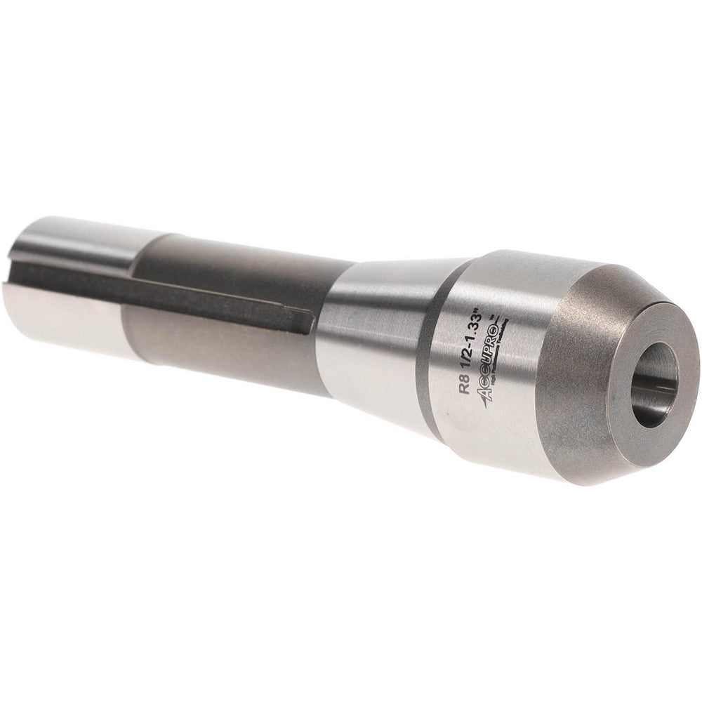 Accupro 775348 End Mill Holder R8 Taper, Taper Shank, 1/2" Hole Dia
