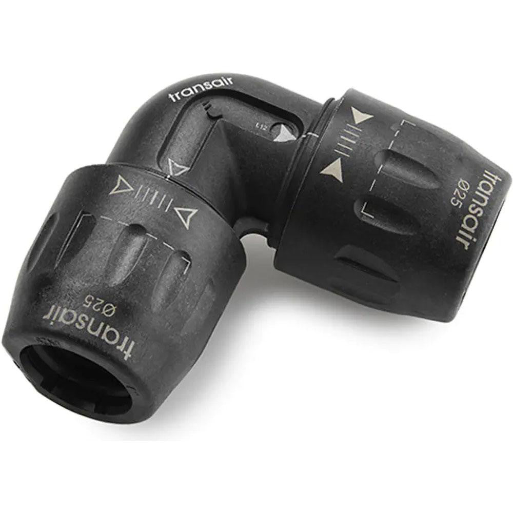 Transair 66024000US Air Hose 90 degrees Union Elbow Plastic