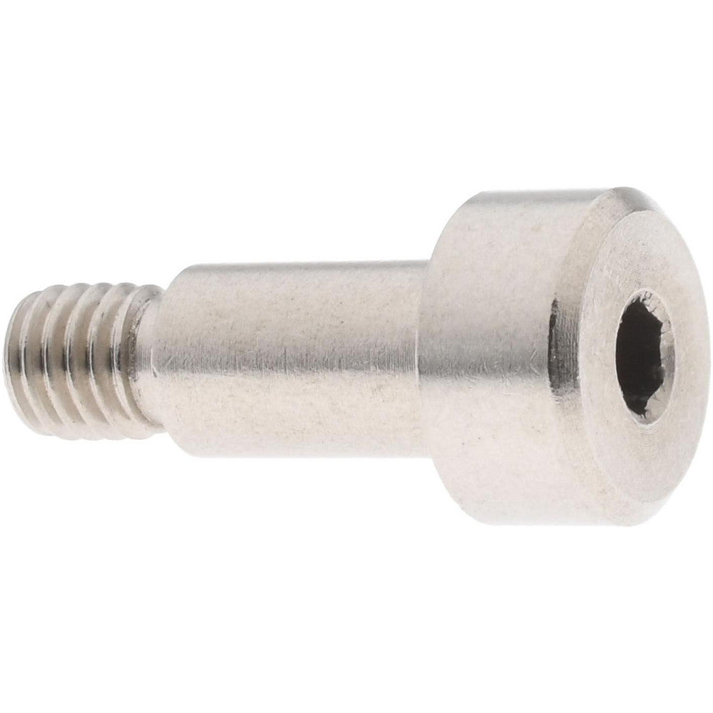 ELECTRO HARDWARE MSCB393-5 MOD Shoulder Screw 6 mm Shoulder Dia, 10 mm Shoulder Length, M5x0.80, 6.3 mm Thread Length, 18-8 & 303, Stainless Steel, Hex Socket