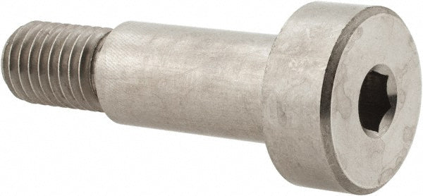 ELECTRO HARDWARE MSCB787-4 MOD Shoulder Screw 12 mm Shoulder Dia, 25 mm Shoulder Length, M10x1.50, 18-8 & 303, Stainless Steel, Hex Socket