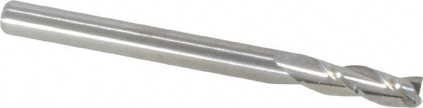 M.A. Ford 11612500 Square End Mill 1/8" Dia, 3/8" LOC, 3 Flute, Solid Carbide