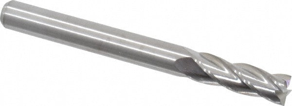 M.A. Ford 11125000 Square End Mill 1/4" Dia, 3/4" LOC, 4 Flute, Solid Carbide