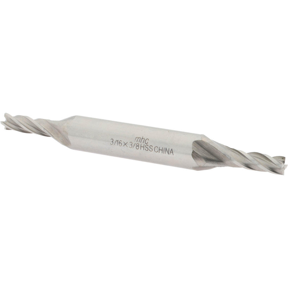 Value Collection 720-4012 Square End Mill 3/16" Dia, 1/2" LOC, 4 Flute, High Speed Steel