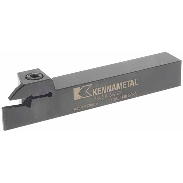 Kennametal 1953323 Indexable Grooving-Cutoff Toolholder A4SMR120414, 4 mm Min Groove Width, 14 mm Max Depth of Cut, Right Hand
