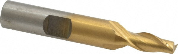 Value Collection 722-1017 Square End Mill 1/4" Dia, 1/2" LOC, 2 Flute, High Speed Steel