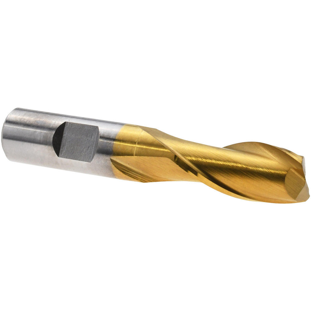Value Collection 722-1053 Square End Mill 5/8" Dia, 1-5/16" LOC, 2 Flute, High Speed Steel