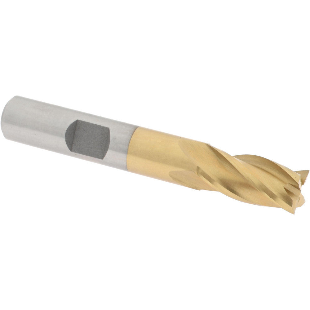 Value Collection 722-3035 Square End Mill 3/8" Dia, 3/4" LOC, 4 Flute, High Speed Steel