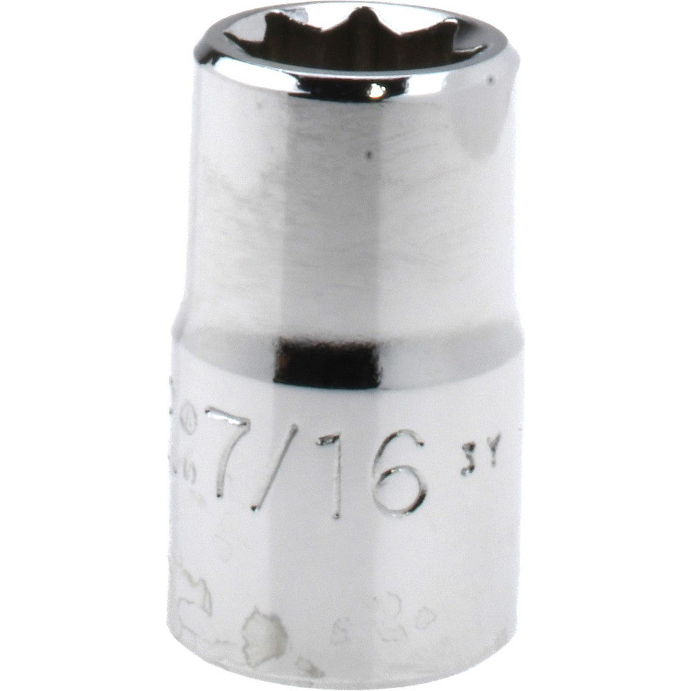 Proto J5414S Hand Socket 7/16" Socket, 8-Point