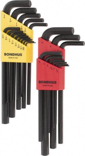Bondhus 22199 22 Piece L-Key Hex Key Set