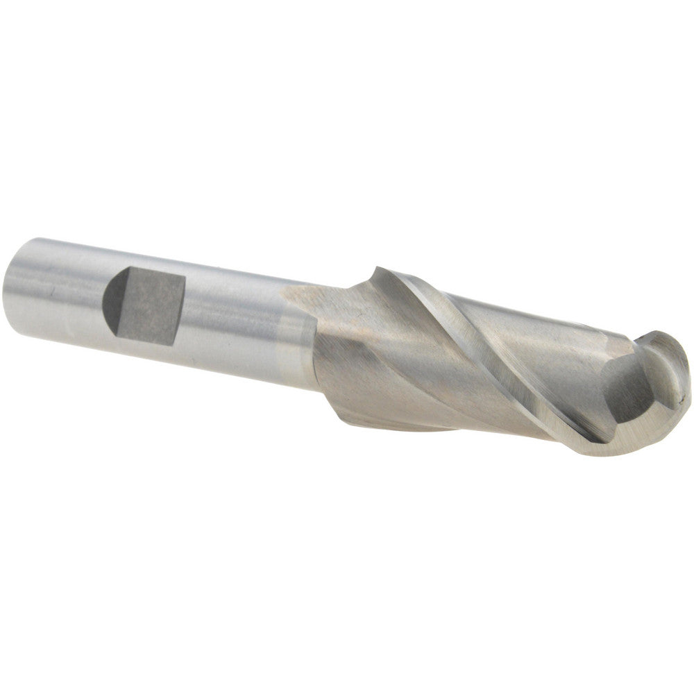 Value Collection 720-1421 Ball End Mill 3/4" Dia, 1-5/8" LOC, 2 Flute, High Speed Steel