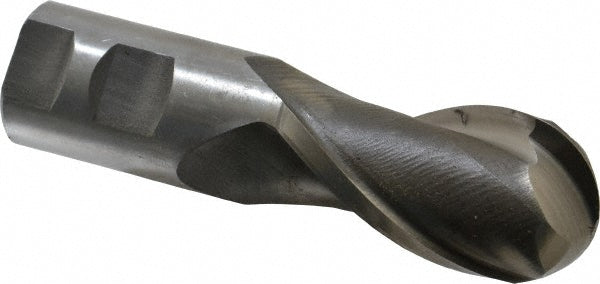 Value Collection 720-1441 Ball End Mill 1-3/8" Dia, 2-1/2" LOC, 2 Flute, High Speed Steel
