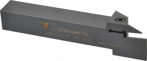 Kennametal 2976493 Indexable Grooving-Cutoff Toolholder A4SML120217, 0.079" Min Groove Width, 17 mm Max Depth of Cut, Left Hand