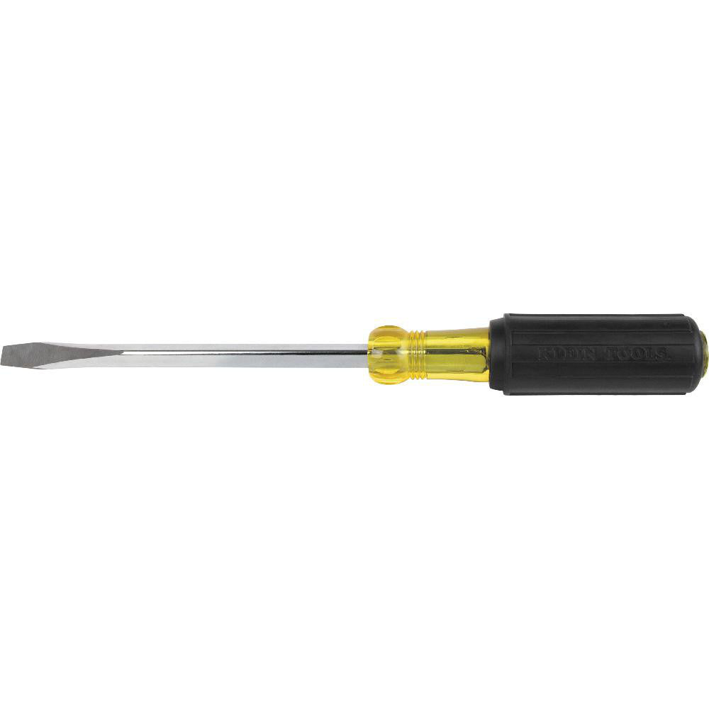 Klein Tools 600-6 Slotted Screwdriver 5/16" Width, 10-7/8" OAL, 6" Blade Length