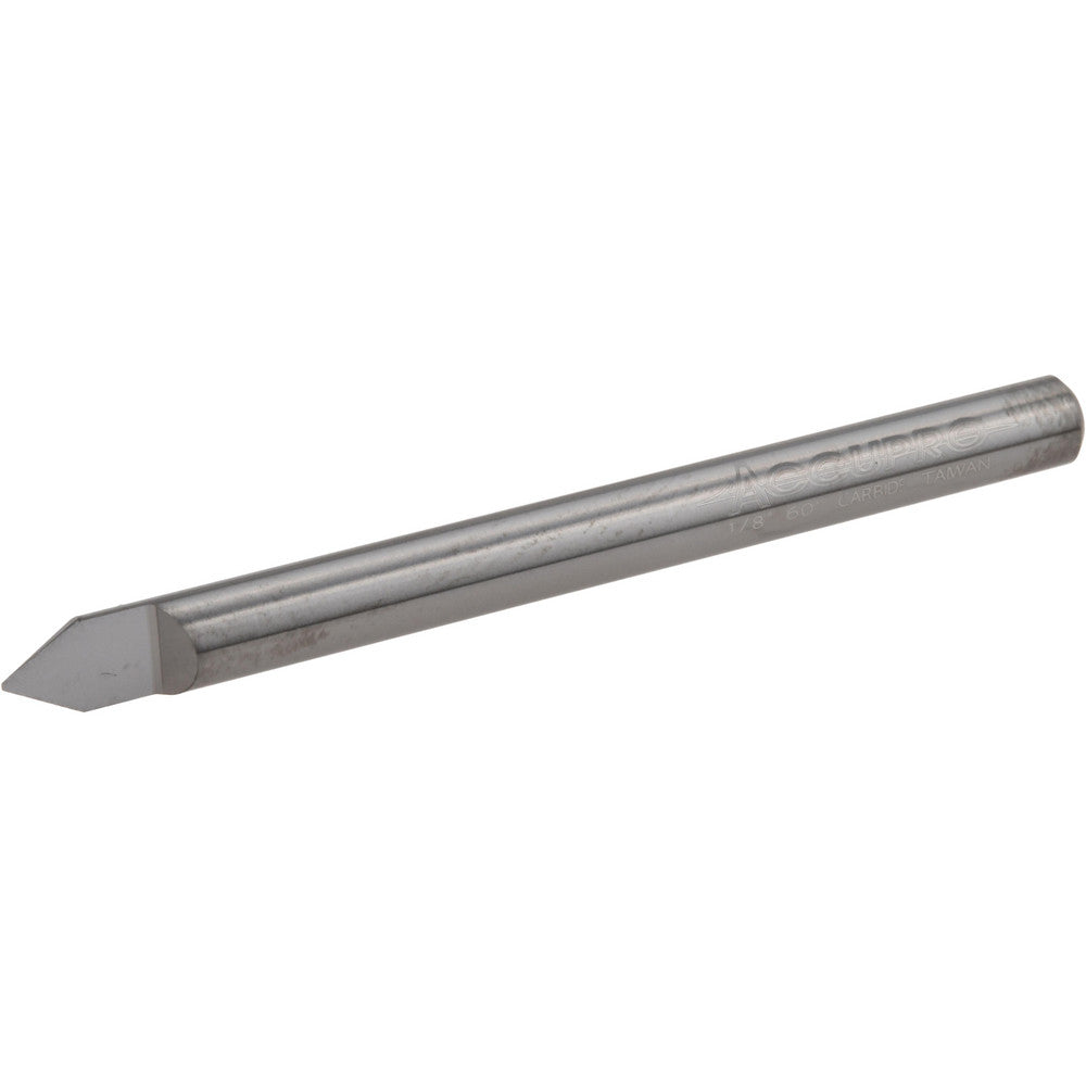Accupro 01787084 Engraving Cutter 60 °, 1/8" Dia, Conical Point, Solid Carbide