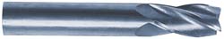 Kyocera SGS Precision Tools 30153 Square End Mill 27/64" Dia, 1" LOC, 4 Flute, Solid Carbide