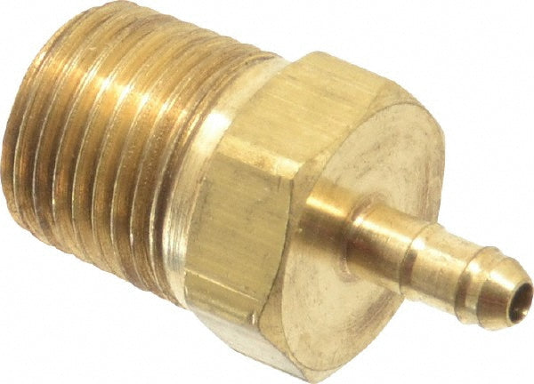 Parker 28-5/32-2 Barbed Tube Male Connector Multiple Barbs, 1/8-27