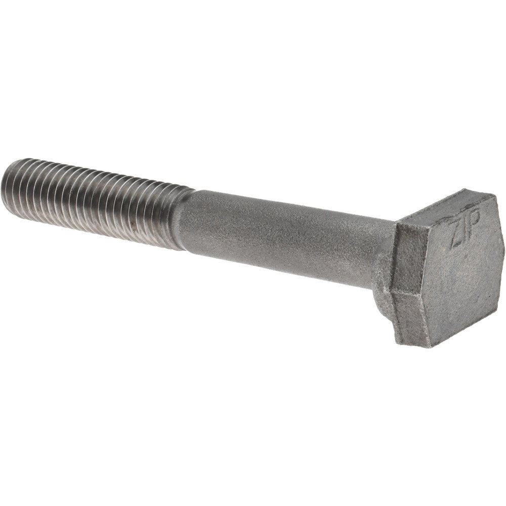 Value Collection 20020 Steel T-Slot Bolt 1/2-13, 1-1/2" Thread Length, 1/2" Slot Width, Uncoated