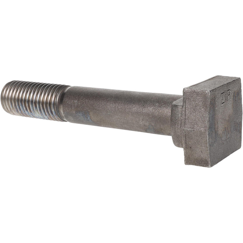 Value Collection 80024 Steel T-Slot Bolt 1-8, 2" Thread Length, 1" Slot Width, Uncoated