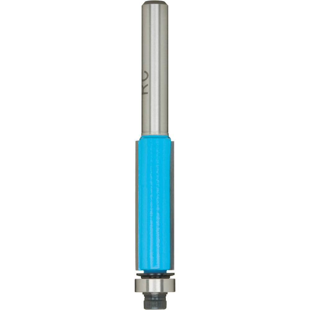 Roman Carbide DC1079 3/8" Diam, 1-3/16" LOC, 2 Flute Carbide-Tipped Edge Profile Flush Trim Router Bit