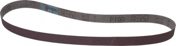 3M 7000118859 Abrasive Belt 1" Wide, 42" Long, 100 Grit, Aluminum Oxide