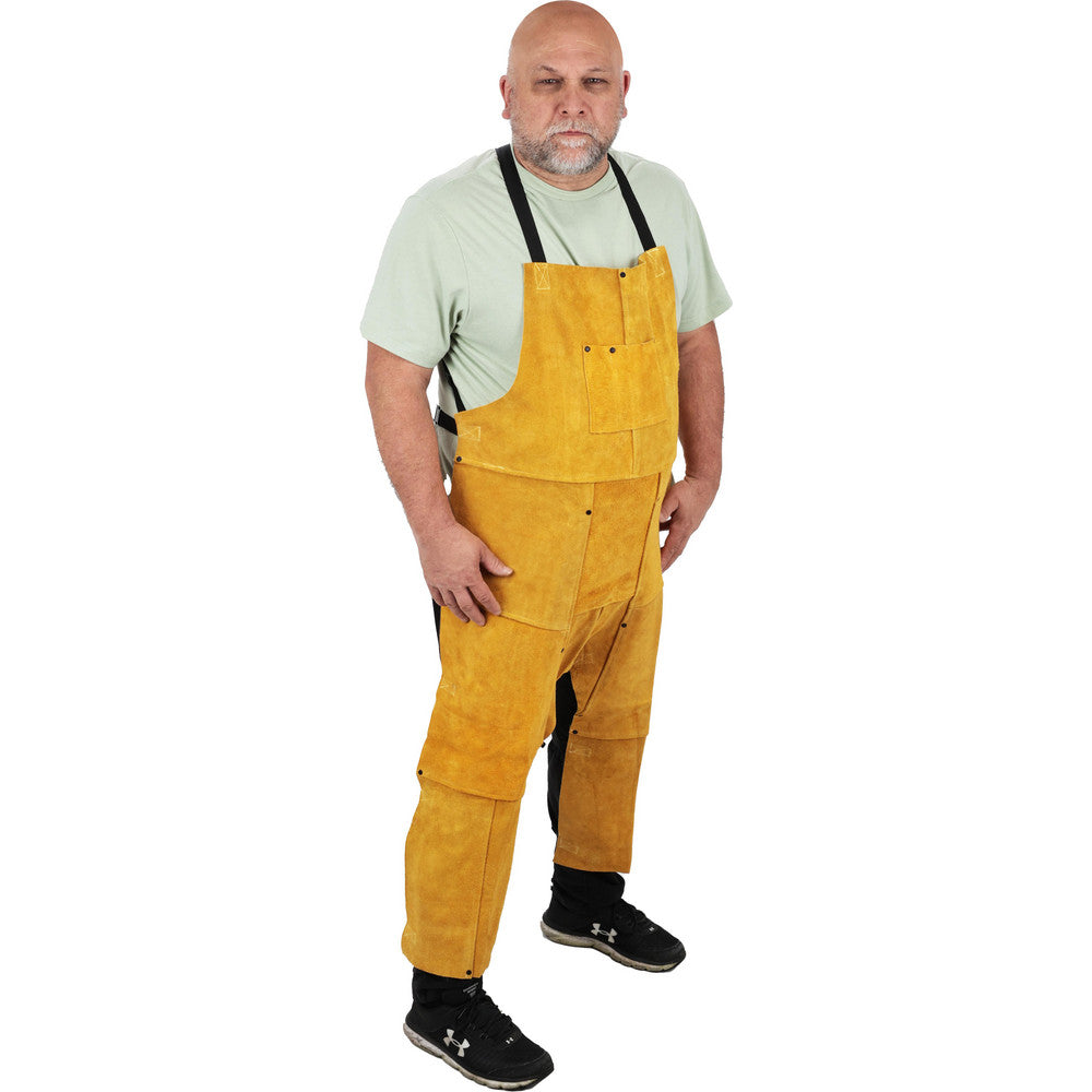 PRO-SAFE GB248SL Split Leg Apron 11 oz, Leather