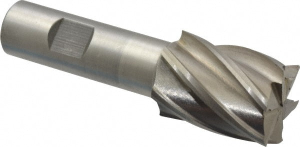 Value Collection 723-3924 Square End Mill 1-1/8" Dia, 1-1/2" LOC, 6 Flute, Cobalt
