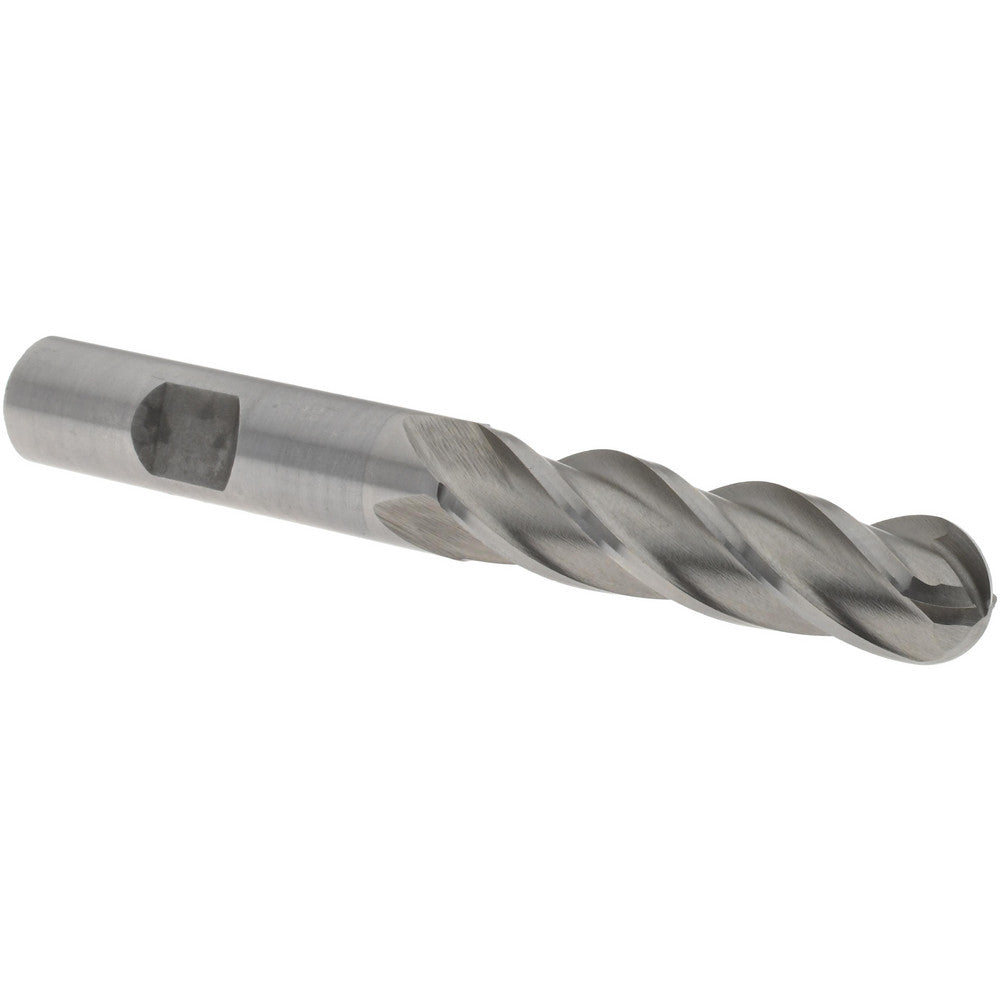 Value Collection 320-3748 Ball End Mill 1/2" Dia, 2" LOC, 4 Flute, High Speed Steel