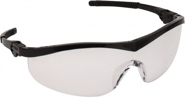 MCR Safety ST110 Safety Glasses Scratch-Resistant, Polycarbonate, Clear Lenses, Half-Framed