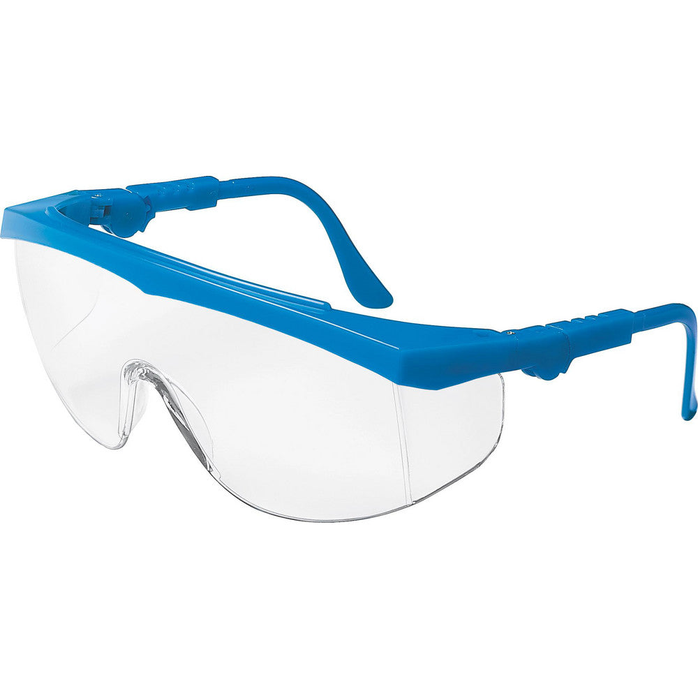MCR Safety TK120 Safety Glasses Scratch-Resistant, Polycarbonate, Clear Lenses, Half-Framed