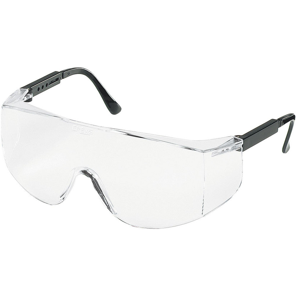 MCR Safety TC110 Safety Glasses Scratch-Resistant, Polycarbonate, Clear Lenses, Frameless