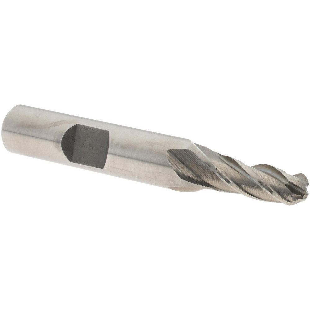 Value Collection 320-3705 Ball End Mill 1/4" Dia, 5/8" LOC, 4 Flute, High Speed Steel