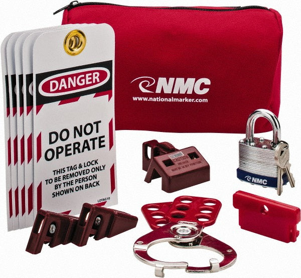 AccuformNMC BLOK4 12 Piece Electrical Lockout Kit